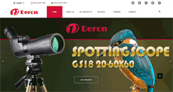 Desktop Screenshot of deronoptics.com